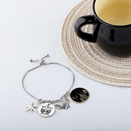 KUIYAI Acotar Bat Boys Gift, The Night Court Bracelet, Velaris Gift, City of The Starlight, Bookish Gift (batboyBr UK)