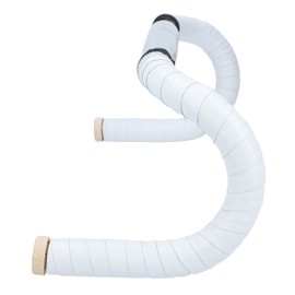 Gusti Adri V Leather Handlebar Tape Size 200 cm Leather with Cork Road Bike Grip Tape Leather Strap Bicycle Accessories Bicycle Handlebar White Leather