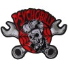 Ivamis Psychobilly Skull and Wrenches Patch - 4.5x3.5 inch -