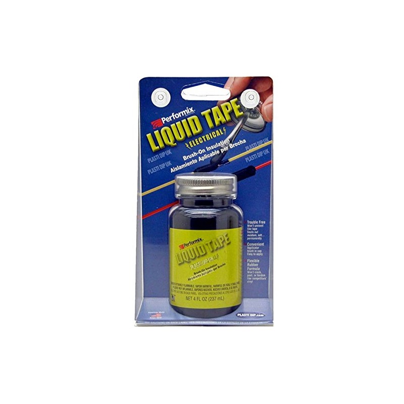 Performix LT14023 4 oz Electrical Liquid Tape Can, Black