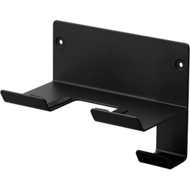 Yamazaki 4509 Gypsum Board Tweezers and Wood Screws Included, Wall Dryer Holder, Compatible with Gypsum Board Walls, Black, Approx. 6.3 x 3.7 x 4.6 inches (16 x 9.3 x 11.8 cm), Tower Tower Dryer