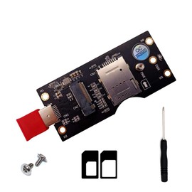 Byttlerom 1Set NGFF Module to SIM with USB 3.0 3G/4G/5G Module to USB 3.0 with SIM Card Slot Portable Adapter Card PCB Card Slot Module