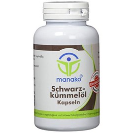 manako Black cumin oil capsules, 4 x 150 pieces, 112.5 g tin