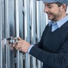 ABUS Diskus Vorhängeschloss 24IB/50 aus Edelstahl - mit 360° Rundumschutz