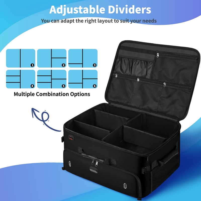Mogplof Extra Large 2 Layer Golf Trunk Organizer, Golf Gifts