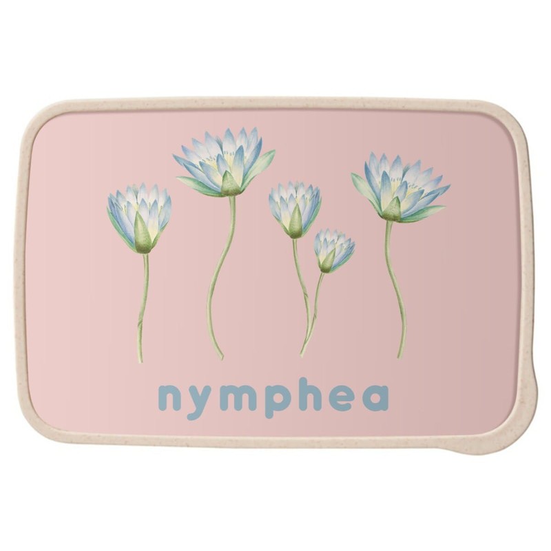 Fabulous Lunch Box Lunchbox mit Besteck, Rosa – Nymphea Seerose
