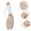 Healeved Horsehair Soft Bristle Bath Brush Shower Scrubber for Body