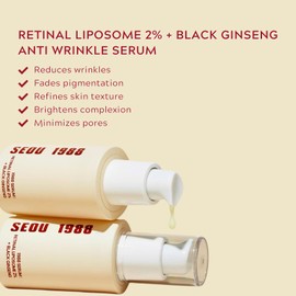 1988 Eye Cream Anti Aging + 1988 Retinal Serum, Retinol Serum for Face, Retinal Liposome Anti Wrinkle Serum, Retinol Eye Cream for Dark Circles and Puffy Eyes, Boost Elasticity, 2Pack