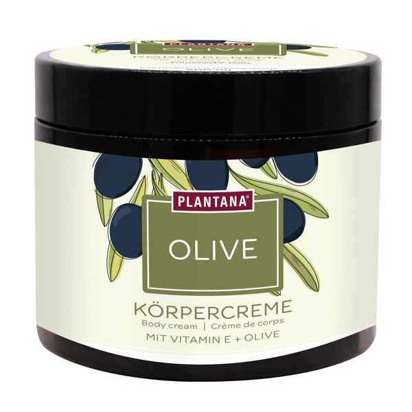 PLANTANA® Organic Olive Body Cream 500 ml | For Dry