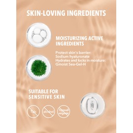 SHEGLAM Hydrating Cream Full Coverage Foundation Balm Long Lasting Concealer Face Foundation for Dry Skin - Chestnut