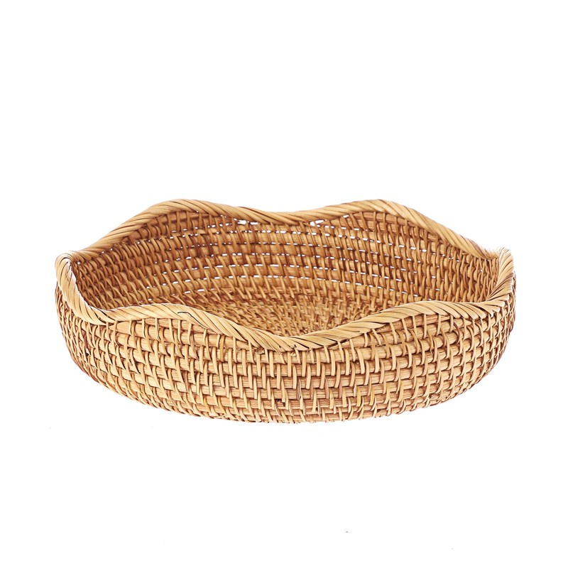 Hipiwe Woven Wicker Storage Basket Bowl