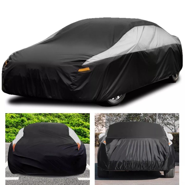 MINGO-TECH Full Car Cover Waterproof Dust Frost UV All Weather