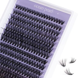 Lash Clusters Lash Extensions 280 Pcs Individual Lashes DIY Eyelash Extensions 10-16mm Length Mix 40D+50D Cluster Lashes Soft Natural for Makeup at Home - 40+50D