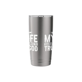 My Life Changed When I Learned To Trust God Stainless Steel Insulated Tumbler