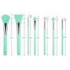 LORMAY 7 PCS Silicone Brush Applicator Kit Mint Green