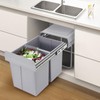 Undercat Pull-Out Trash Can Under Cabinet, 42 Quart 10.6 Gallon