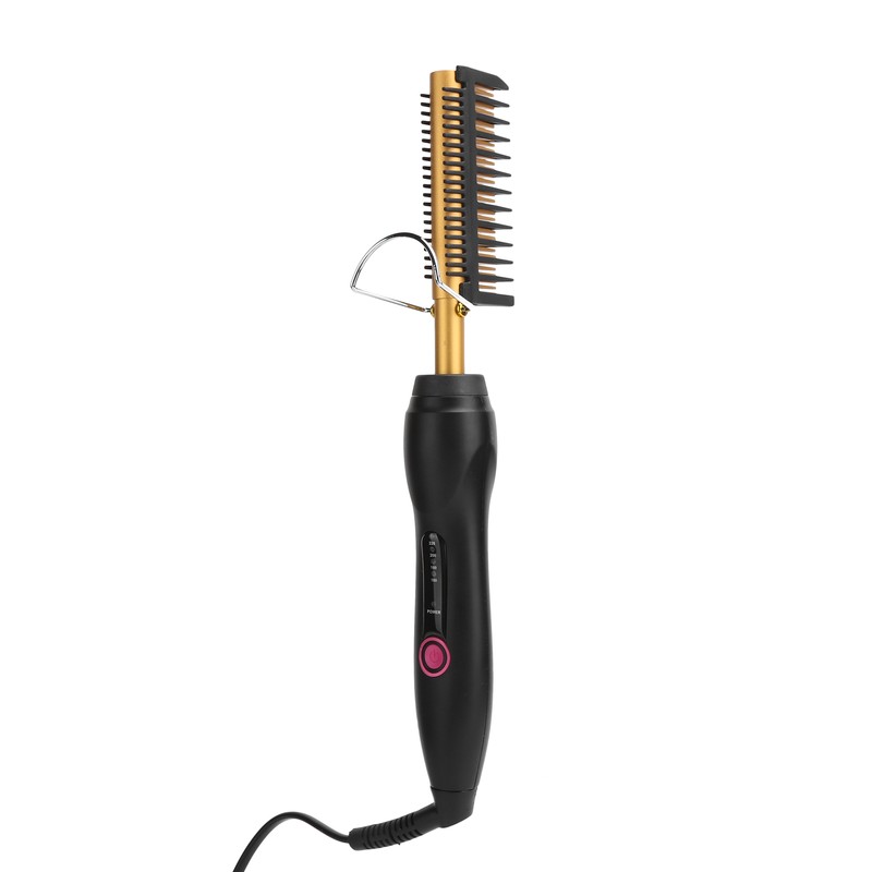 Electric Straightening Comb Fast Heating Wet Dry Hairdressing Comb 110‑