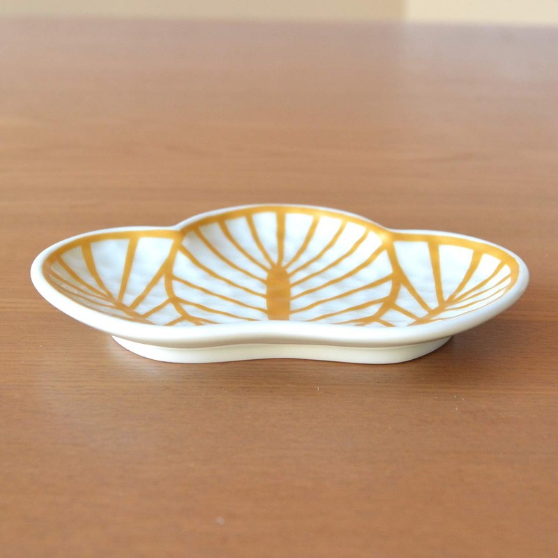 New Year's Tableware, Japanese Tableware, Small Plate, Matsuba, Lucky Charm,