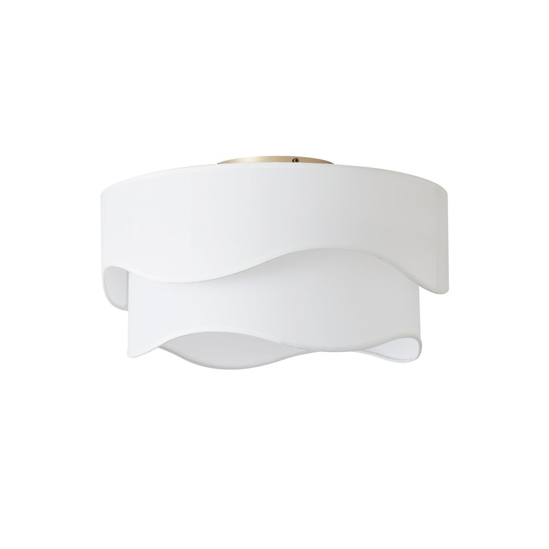 DSYBRI Flush Mount Ceiling Fan with Lights, 20" Low Profile