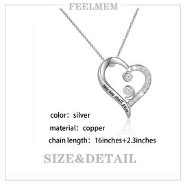 FEELMEM Semi Colon Jewelry Mental Health Awareness Gift This Too Shall Pass Semicolon Necklace Suicide Prevention Awareness Depression Encouraging Gift for Her