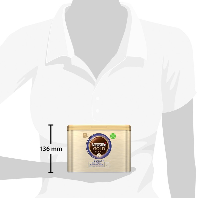 NESCAFÉ Gold Blend Decaf Instant Coffee 500g Tin