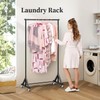 SLEEPING LAMB Heavy Duty Clothes Rack, Rolling Clothing Racks for