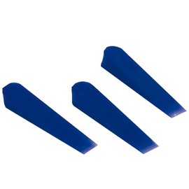 Karl Dahm Plastic Tile Wedges, Blue, Pack of 500, Length 30 mm, Width 6 mm, Height 5 mm, Easy to lay tiles with professional tiles, laying aid - 10435