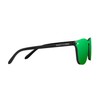 Northweek Unisex Wall Phantom Sunglasses, Matte black - green polarised