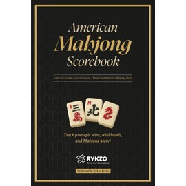 American Mahjong Scorebook: Score 800 Games in 200 Sessions – Based on American Mahjong Rules