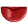 Rhino Hide Salon Mat 3' x 4.5' (Semi Circle, Red
