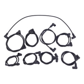 YUXSOUQ 7mm High Performance Plug Wire 9Pcs 9867M, SP10-390-1010 Comaptible with Chevy 305 350 400, Comaptible with SBC BBC HEI 2350 383 454