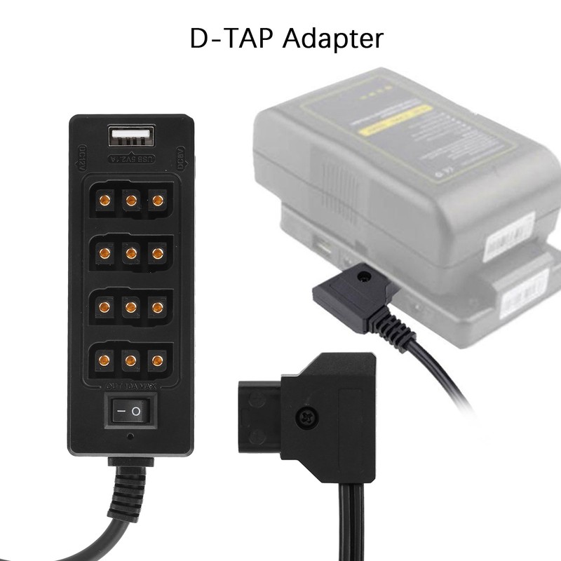 DTAP Male Port to 4 DTAP and 2 DC Female