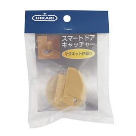 Shimizu SH-TMG40B Smart Door Catcher, Magnetic Door Bar, Light Brown, New Hikari