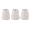 3PCS Linen Cloth Lamp Shade E14 Meson Lampshade for Candle
