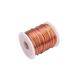 Copper Wire, Jewellery Wire, 99.9% Pure Enamel Wire Craft Wire for Welding, DIY Jewellery Making, Experiment, Electric Culture Gardening, Plants, Diameter 1.3 mm, Length 39 m