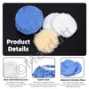 Mardatt 13Pcs 6" Car Polishing Pad Kit Includes 6" Buffing