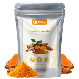 Organic Pharmacist Turmeric Curcumin Powder, Curcuma Longa Supplement, Turmeric Tea Powder, Curcumin, Great for Teas, Spices & Smoothies, Rich in Antioxidants
