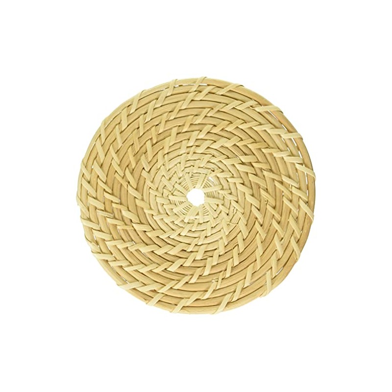 Manyo Round Rattan Trivet, Small