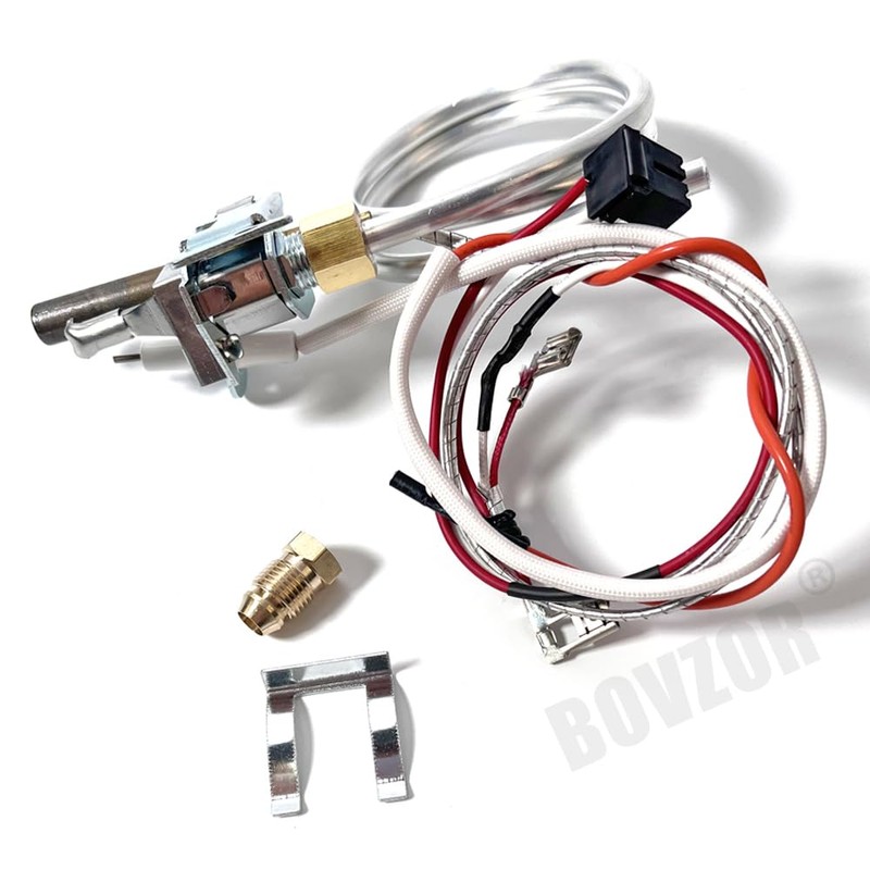 BOVZOR 100112330 Water Heater Pilot Assembly, Replaces 9007876 Thermopile Replacement