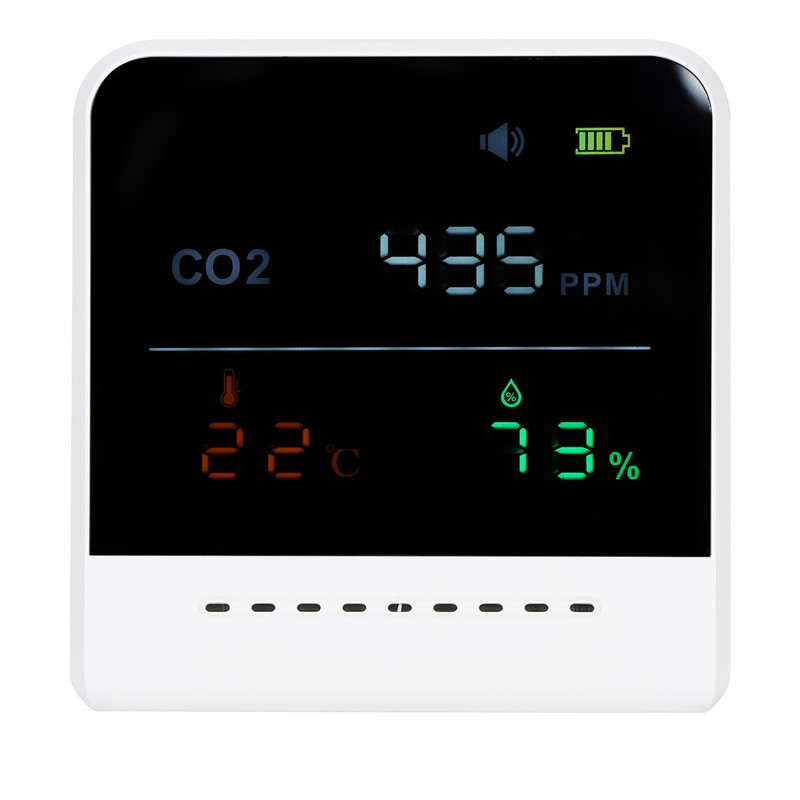 Carbon Dioxide Detector Digital Air Quality Tester with Temperature Humidity