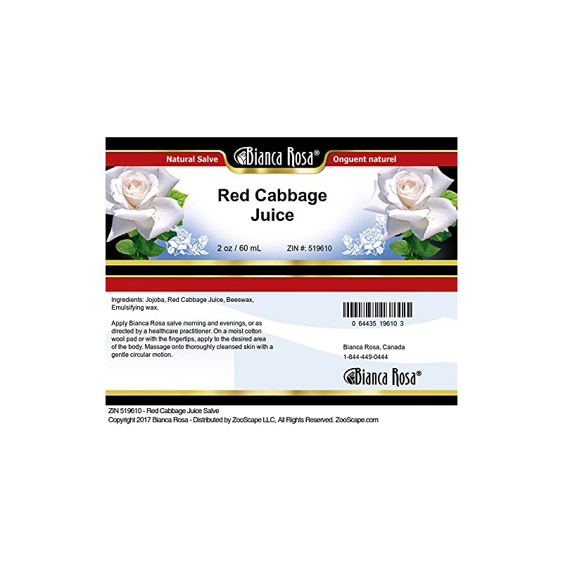 Bianca Rosa Red Cabbage Juice Salve (2 oz, ZIN: 519610)