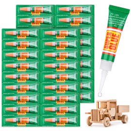36 x 3g Super Strong Glue for All Purpose, Clear Cyanoacrylate Adhesive Instant Glue Quick Dry Superglue Gel Tubes for Bonding Plastic, Metal, Glass, Leather, Wood, Rubber, Jewelry, DIY Crafts Repair