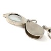 SUPVOX Magnifying Glass Keyring Mini Portable Foldable 15x Handheld Magnifier