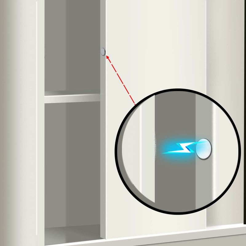 Mousike Magnetic Door Catch Ultra Thin Cabinet Magnets Stainless Steel
