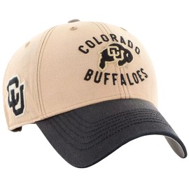 47 Adult Colorado Buffaloes Dusted Abilene MVP Adjustable Hat (US, Alpha, One Size, Khaki)