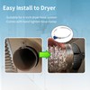 JPFLAEYX Magnetic Dryer Vent Coupler Self-connect Self-align Dry Vent Connector