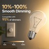 RIHUIN 75 W Incandescent Bulbs, A19 Dimmable, Shatter-Resistant and Durable