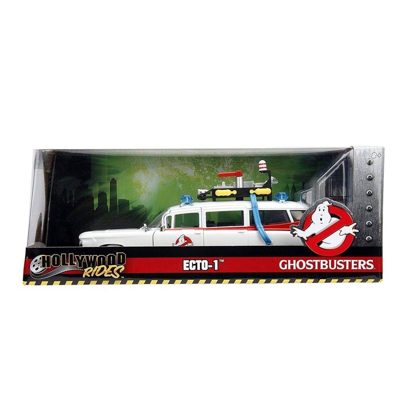 Jada Toys Hollywood Rides: Ghostbusters ECTO-1 White 1: 24 Scale