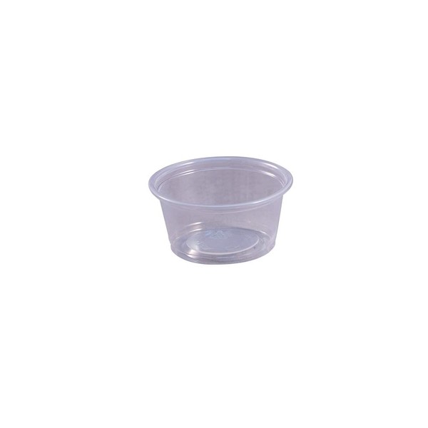 EPC200 Empress Plastic Portion Cup 2oz Clear 50/50, 2500 per case