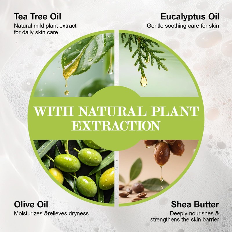 Tea Tree Oil Soap- Natural Body & Face Wash for